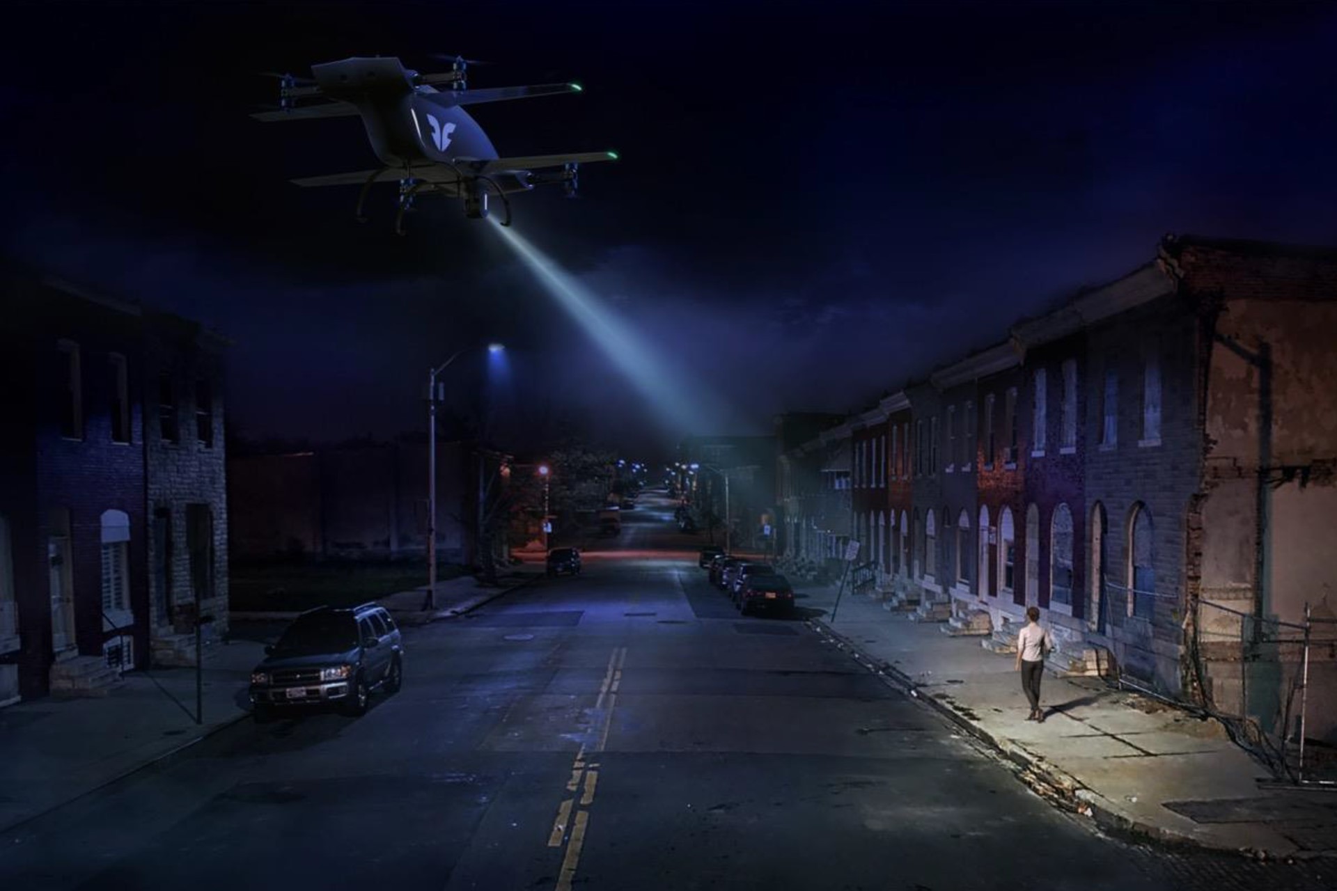 Camerabeveiliging met drones